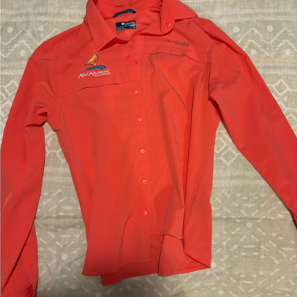 Columbia Button-Up Boating Shirt - Picture 2 of 5